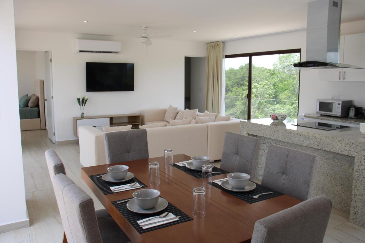 Apartment And Penthouse Blue Luxury Kukulkan Tulum Bagian luar foto