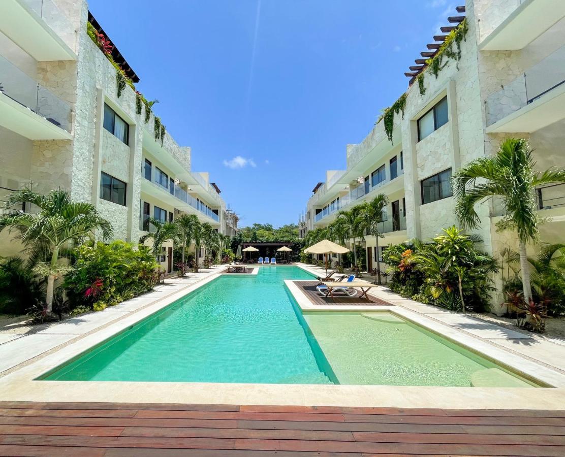 Apartment And Penthouse Blue Luxury Kukulkan Tulum Bagian luar foto