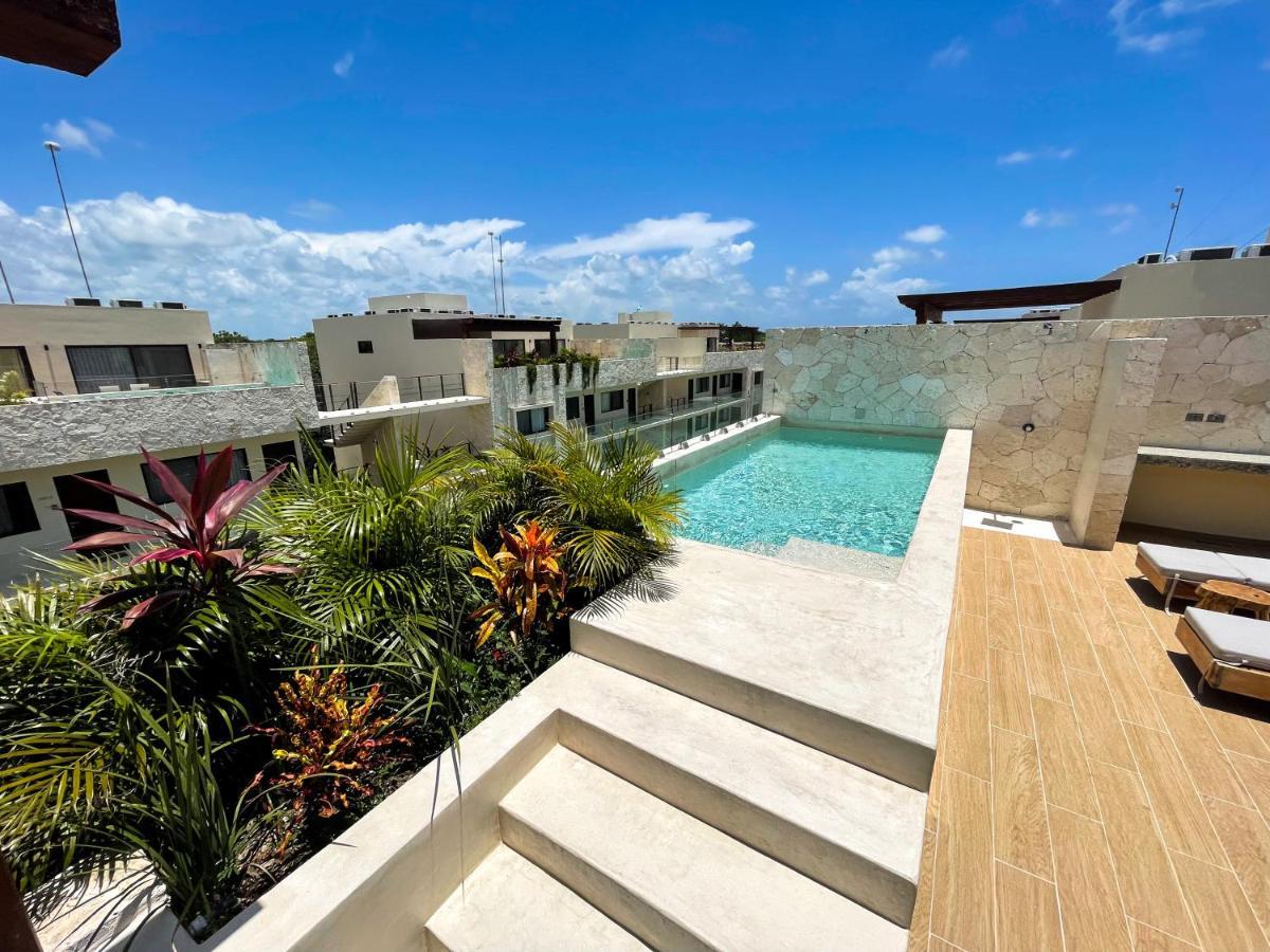 Apartment And Penthouse Blue Luxury Kukulkan Tulum Bagian luar foto