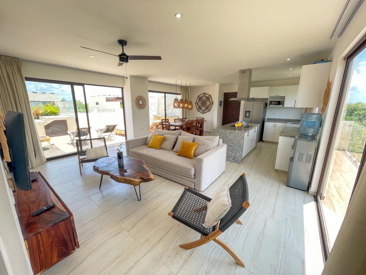 Apartment And Penthouse Blue Luxury Kukulkan Tulum Bagian luar foto